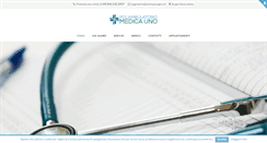 Desktop Screenshot of poliambulatoriomedicauno.it