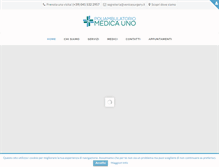 Tablet Screenshot of poliambulatoriomedicauno.it